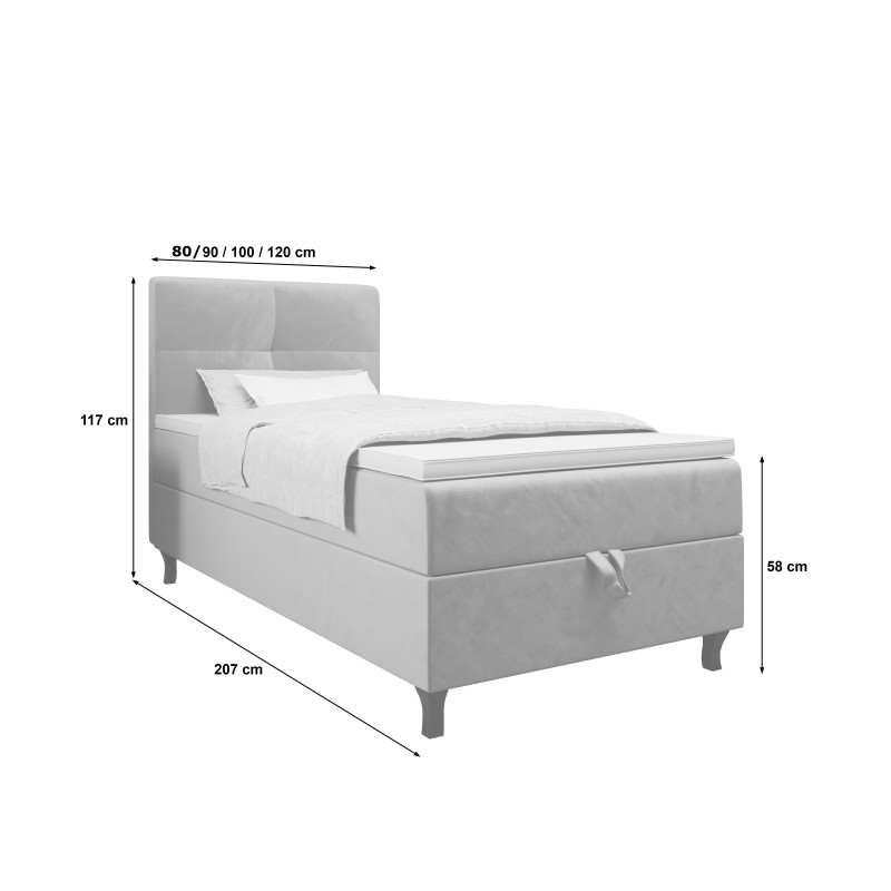 Łóżko kontynentalne MANHATTAN 80x200   | CORNERO