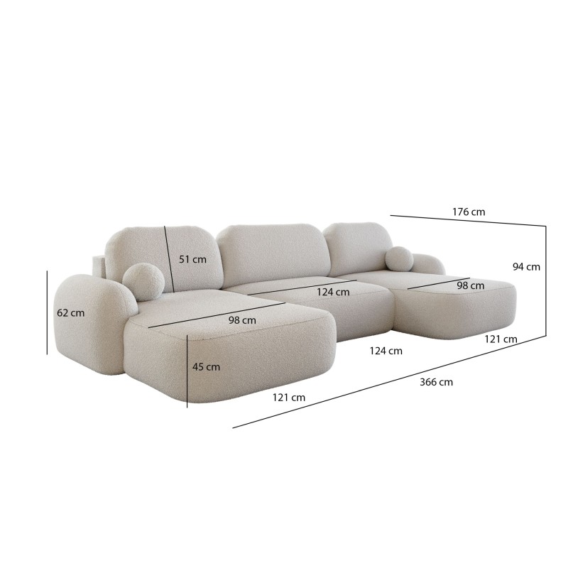 Narożnik MOLLY U     | CORNERO