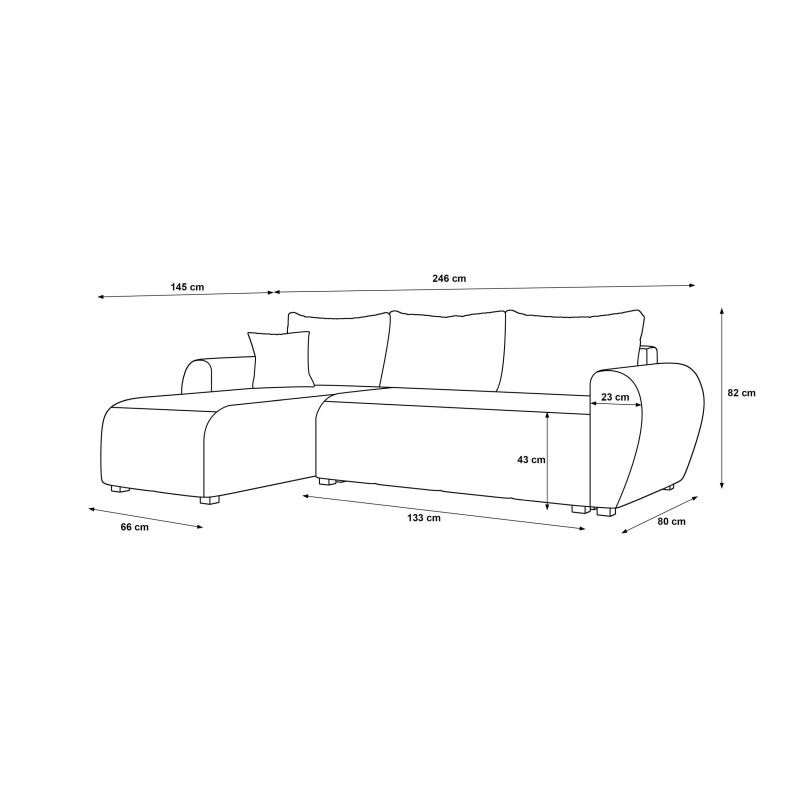 Narożnik MOLISA  L     | CORNERO