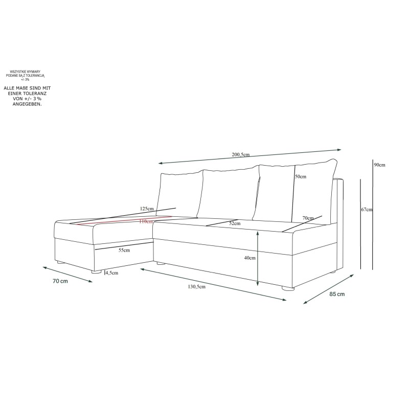 Narożnik HEWLET | CORNERO