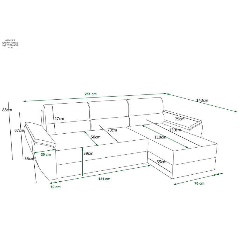 Narożnik REBI 2 | CORNERO