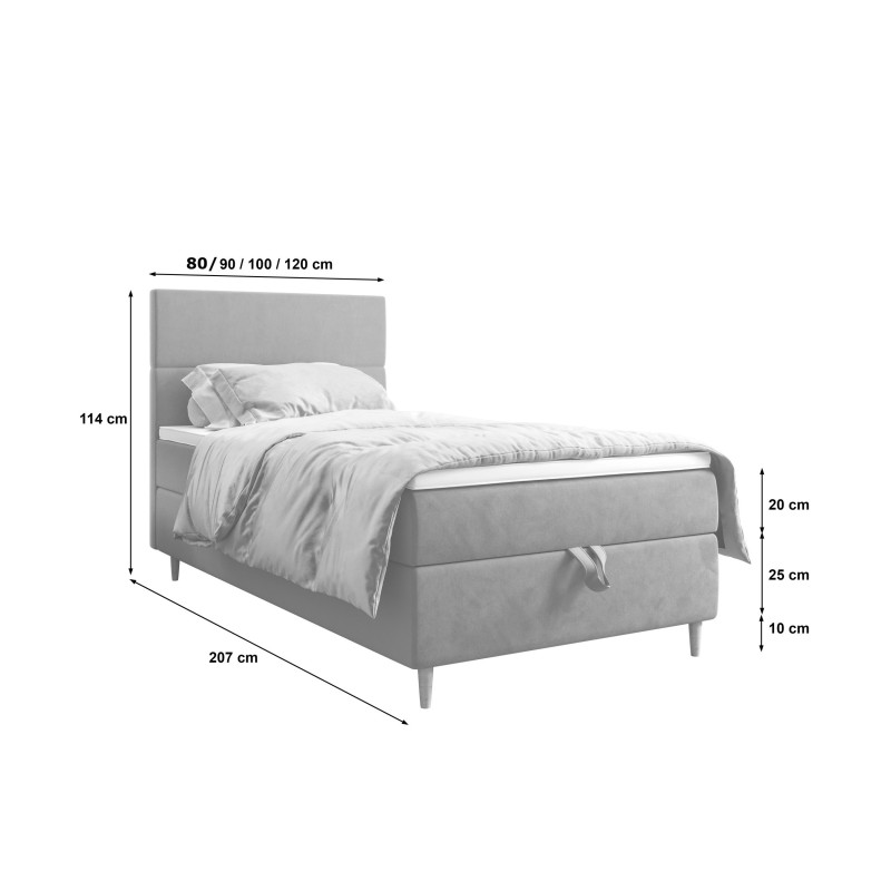 Łóżko kontynentalne FLO 120x200   | CORNERO