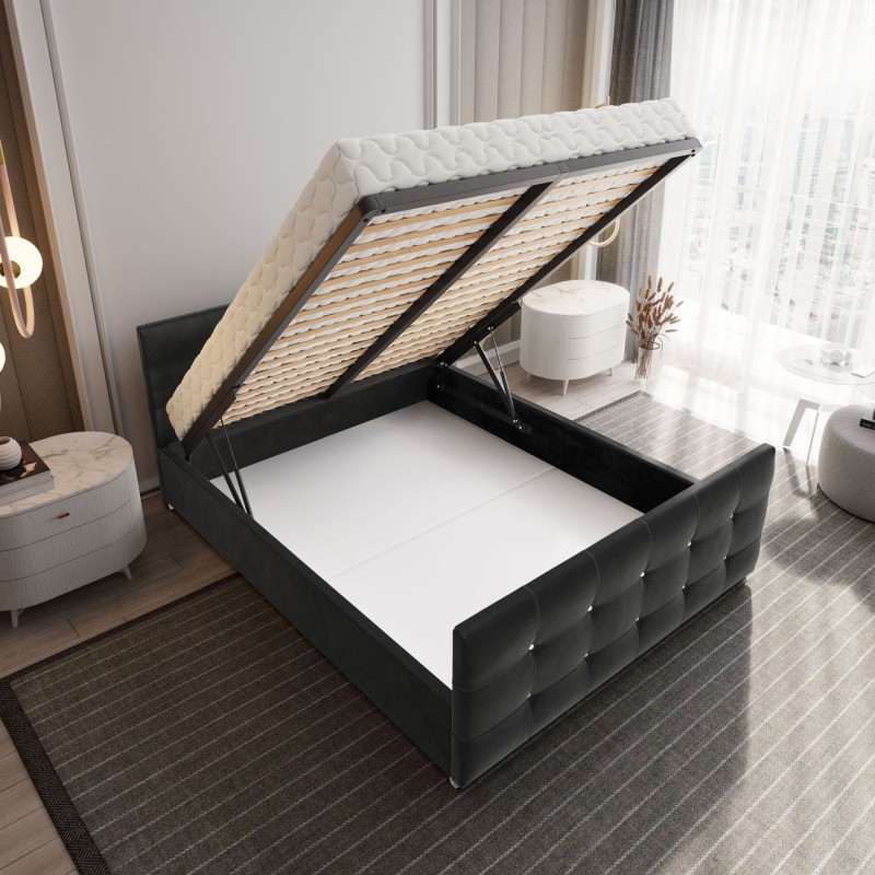 Łóżko tapicerowane DAST 90x200    | CORNERO