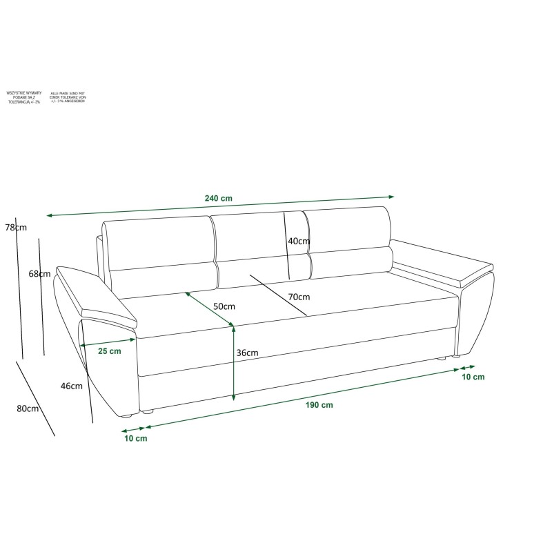 Kanapa ZEUS | CORNERO