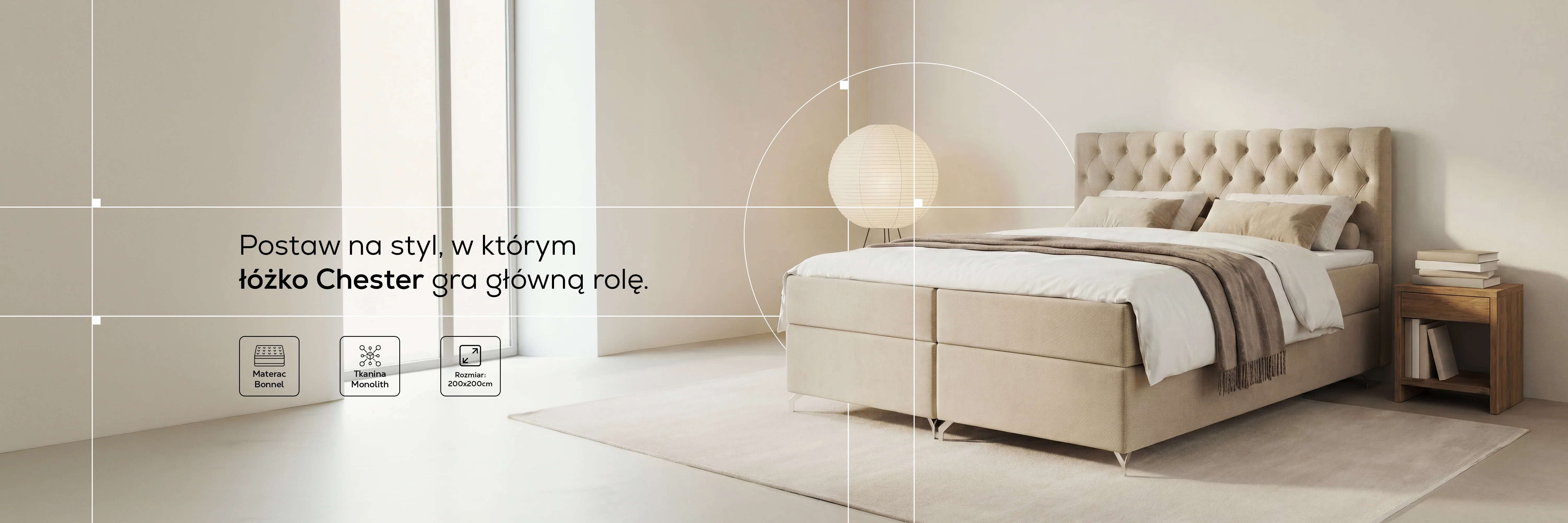 Łóżko Chester